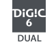 kaksi DIGIC 6 -prosessoria