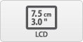7.5 cm (3.0") LCD